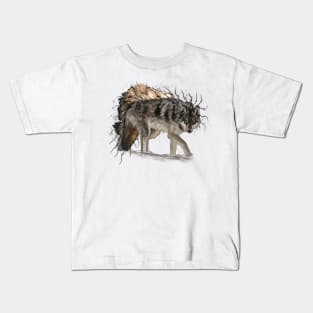 Walking wolf Kids T-Shirt